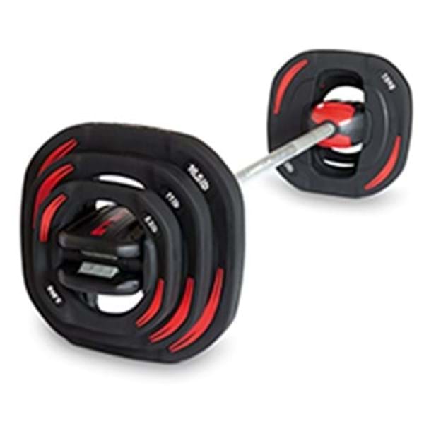 LES MILLS BODYPUMPは音楽に合わせてバーベルを上下運動させるプログラム。科学的に効果が立証され、短期間で全身をシェイプアップさ