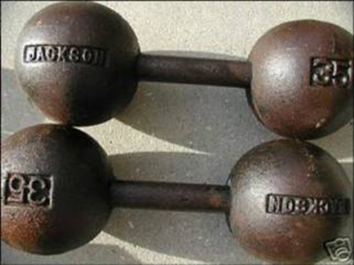 Jackson Globes, the original dumbbell