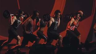 Les Mills presenters powering through this challenging yet fun lunge track.