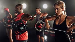 BODYPUMP™ featuring clothing from Reebok and Les Mills.